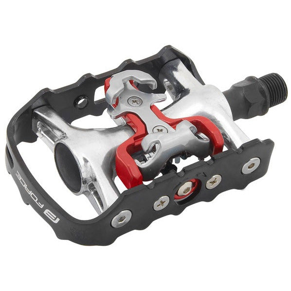 Tecora force combi pedaal set spd aluminium 9 16 draad