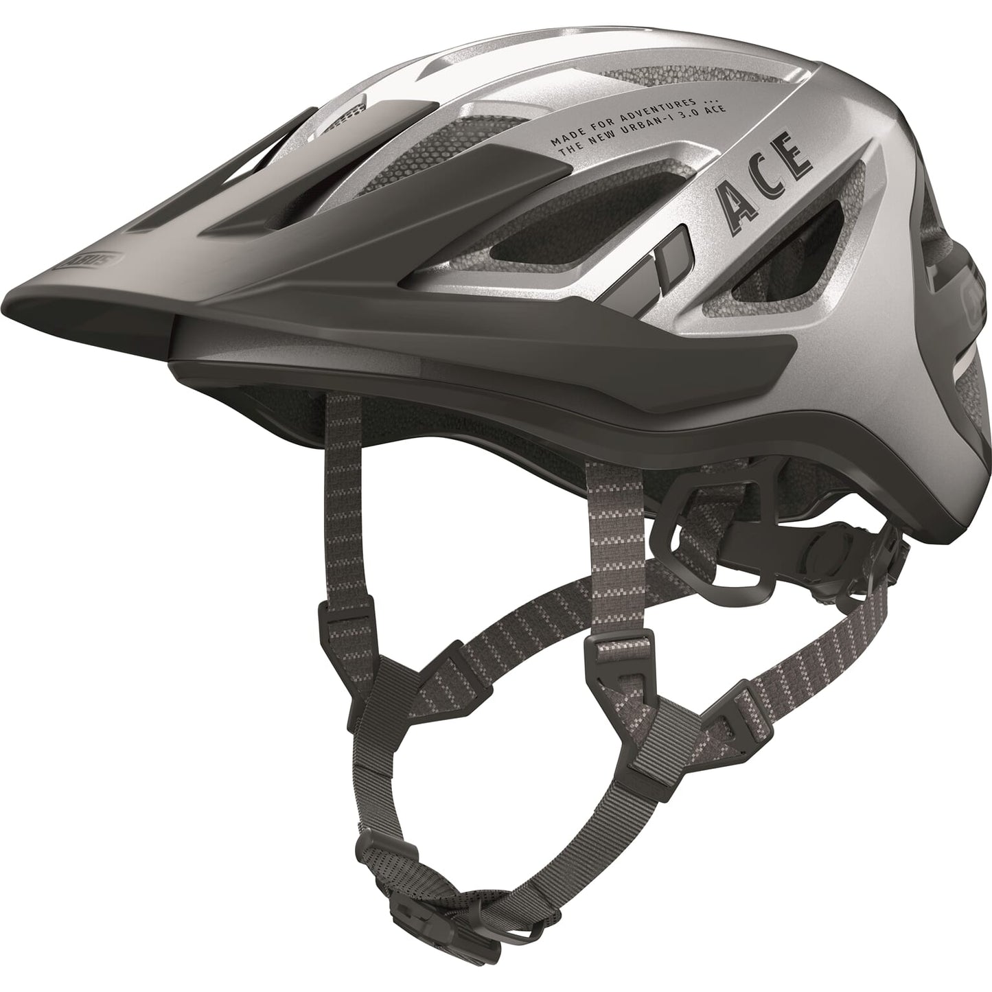 Abus helm Urban-I 3.0 ACE gleam Zilver L 56-61cm