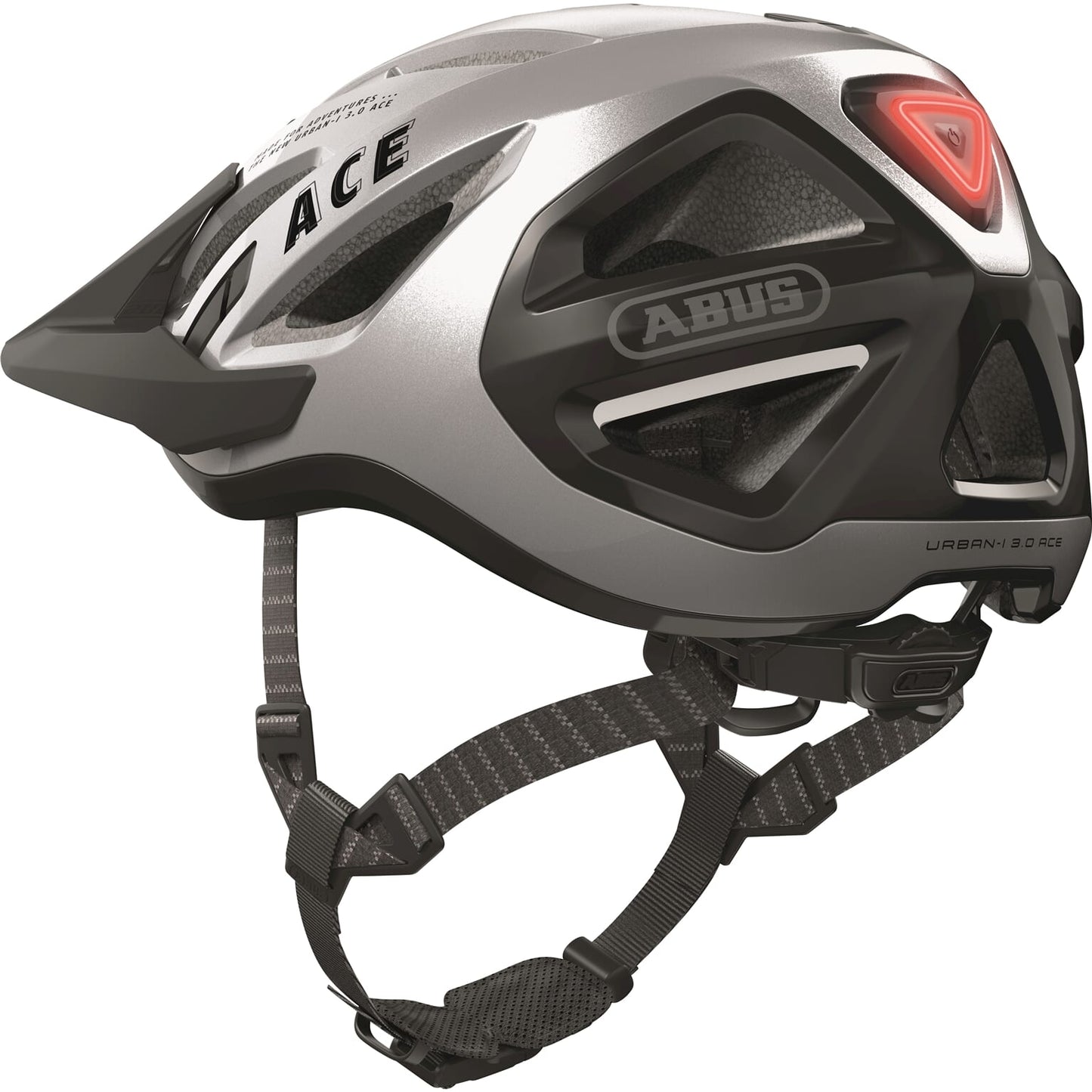 Abus helm Urban-I 3.0 ACE gleam Zilver L 56-61cm