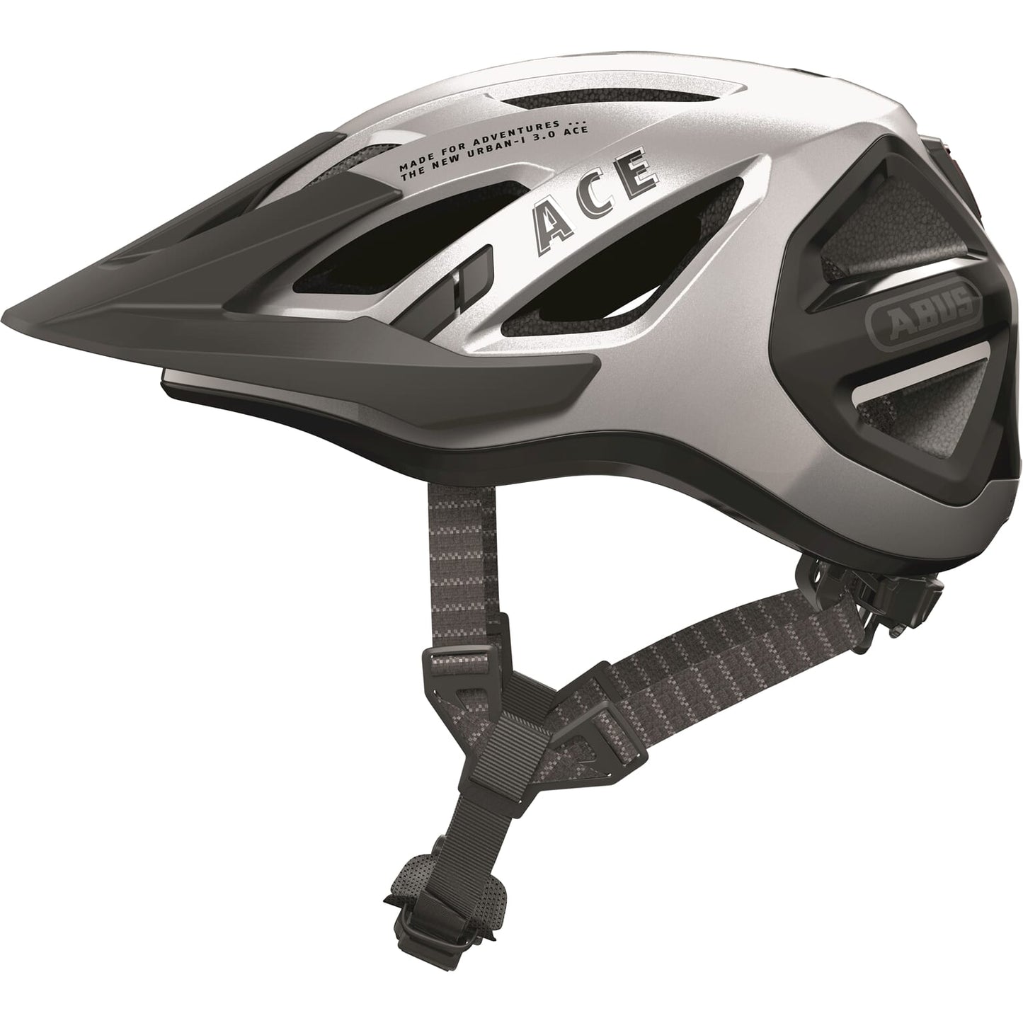 Abus helm Urban-I 3.0 ACE gleam Zilver L 56-61cm