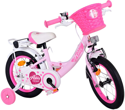 Volare Ashley Kinderfiets - Meisjes - 14 inch - Roze - Twee Handremmen