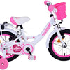 Volare Ashley Kinderfiets - Meisjes - 14 inch - Wit - Twee Handremmen