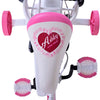 Volare Ashley Kinderfiets - Meisjes - 14 inch - Wit - Twee Handremmen