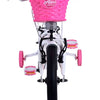 Volare Ashley Kinderfiets - Meisjes - 14 inch - Wit - Twee Handremmen