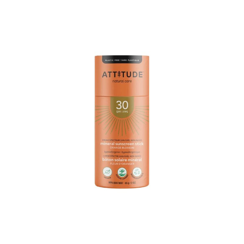 Attitude Zonnebrandstick SPF 30 Orange Blossom