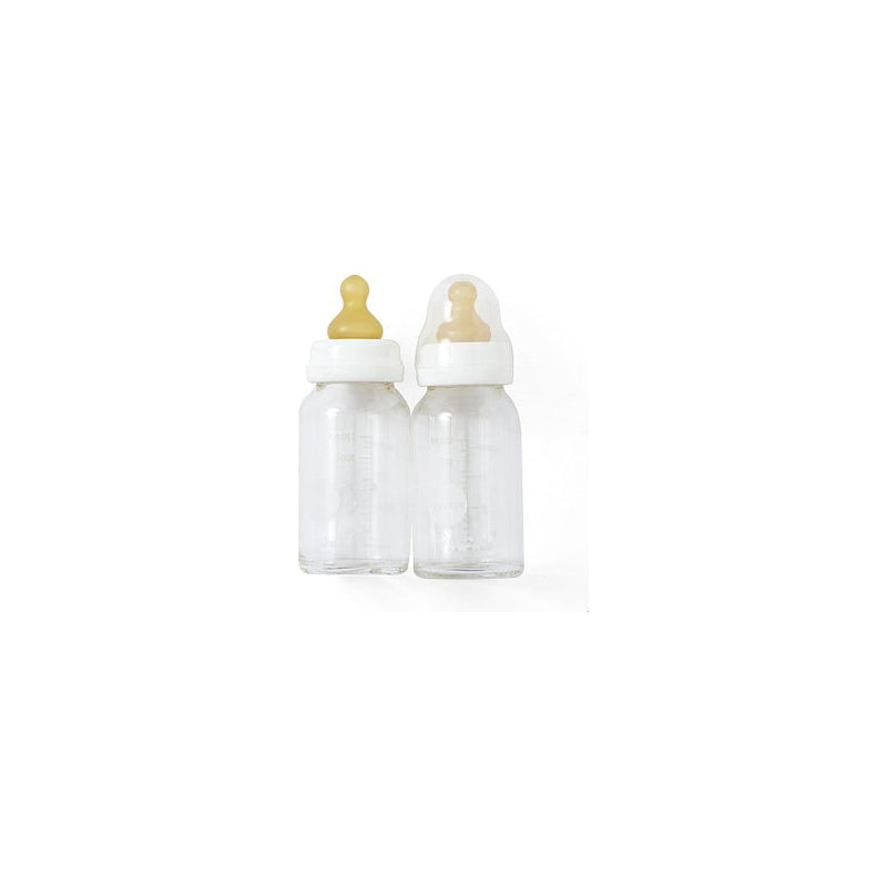 Hevea Glazen zuigflessen 120ml