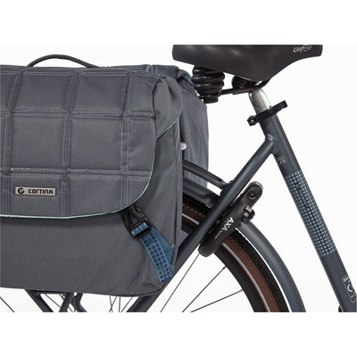 Cortina Fietstas dubbel Jaipur AVS zwart