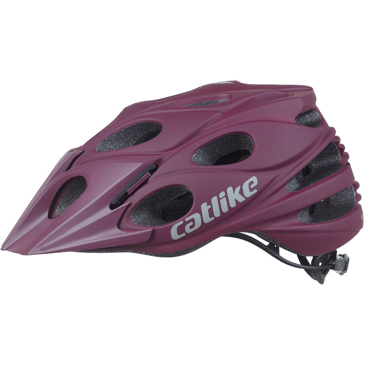 Catlike mtb helm leaf maat l 58-60cm burgundy