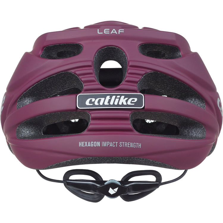 Catlike mtb helm leaf maat l 58-60cm burgundy