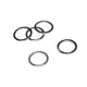 Vwp balhoofdtussenring spacer alu 3mm 1.1 8 zilver p 5