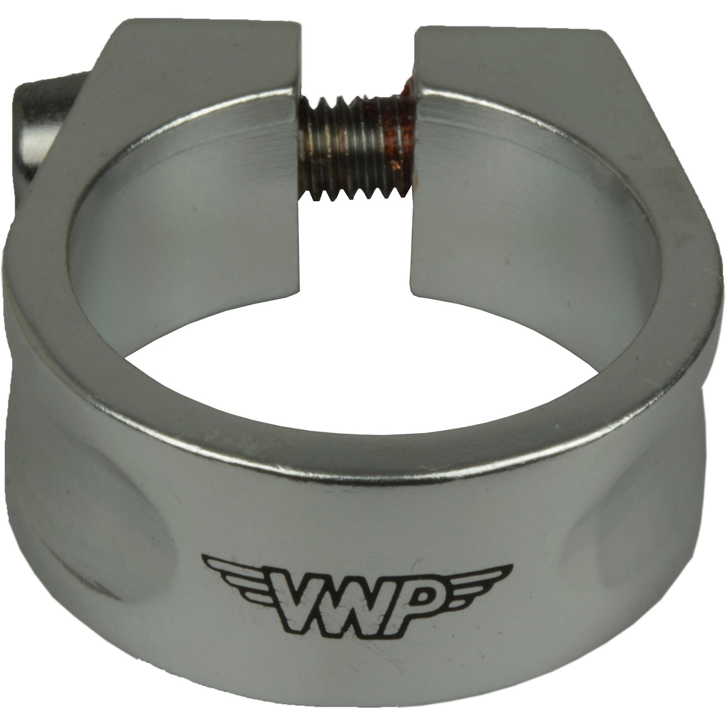 VWP Zadelpenklem 28,6mm inbusbout aluminium zilver