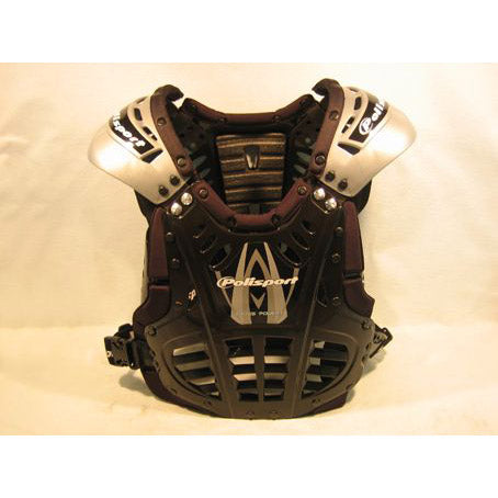 body protector adult xp-2 zwart zilver zwart