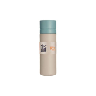 Circular Co. Circular Bottle 600 ml Crème Blauw
