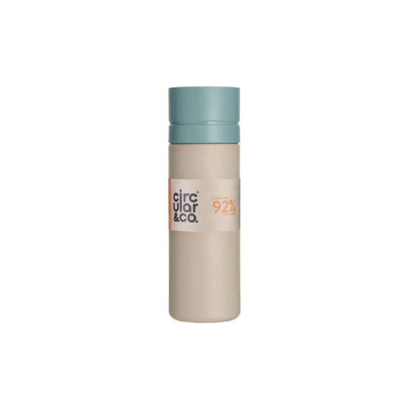 Circular Co. Circular Bottle 600 ml Crème Blauw