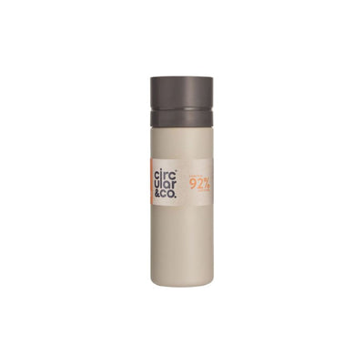 Circular Co. Circular Bottle 600 ml Crème Zwart