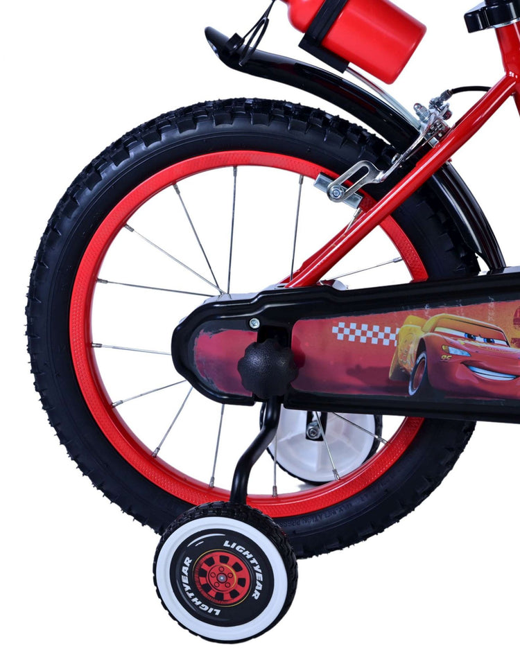 Disney Disney Kinderfiets Jongens 16 inch Rood Twee handremmen