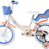 Stitch Stitch Kinderfiets Meisjes 16 inch Creme Koraal Blauw Twee handremmen