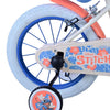 Stitch Stitch Kinderfiets Meisjes 14 inch Creme Koraal Blauw Twee handremmen
