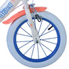 Stitch Stitch Kinderfiets Meisjes 14 inch Creme Koraal Blauw Twee handremmen