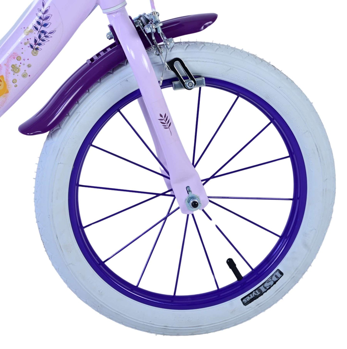 Wish Wish Kinderfiets Meisjes 16 inch Paars Twee handremmen