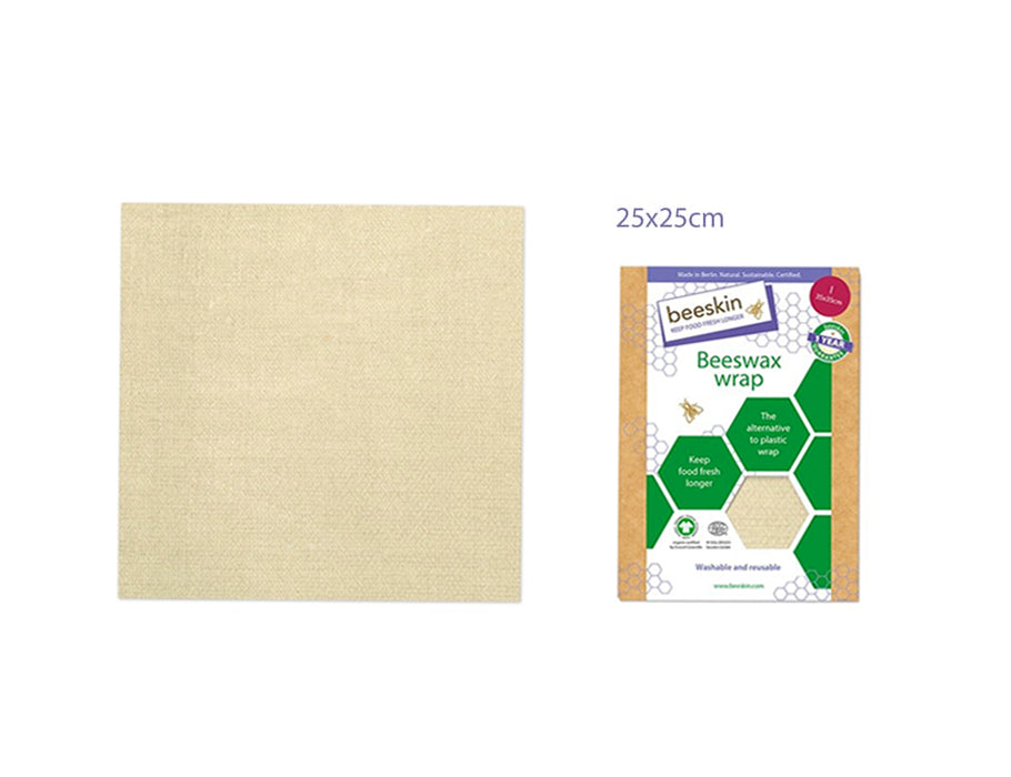 Beeskin Bijenwasdoek Medium 25x25 Natural print