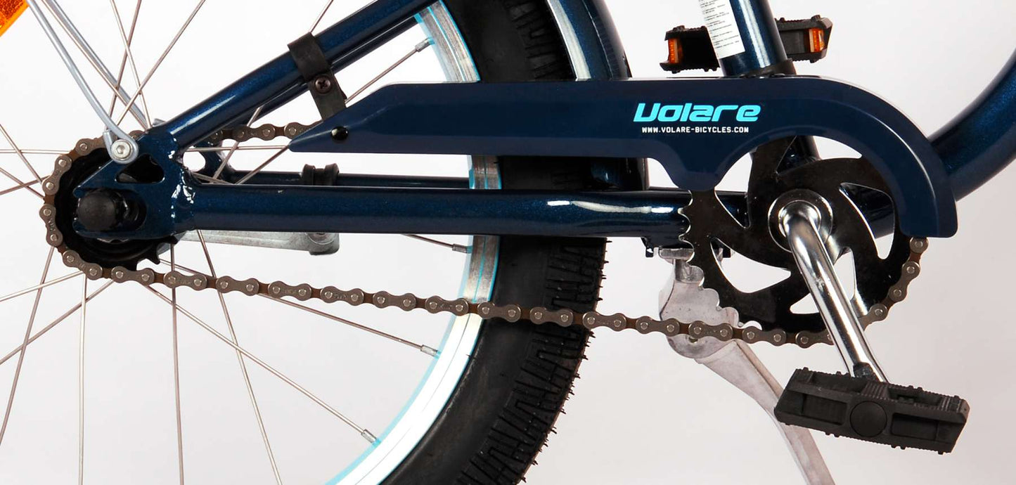 Volare Miracle Cruiser Kinderfiets - Jongens - 18 inch - Mat Blauw - Prime Collection