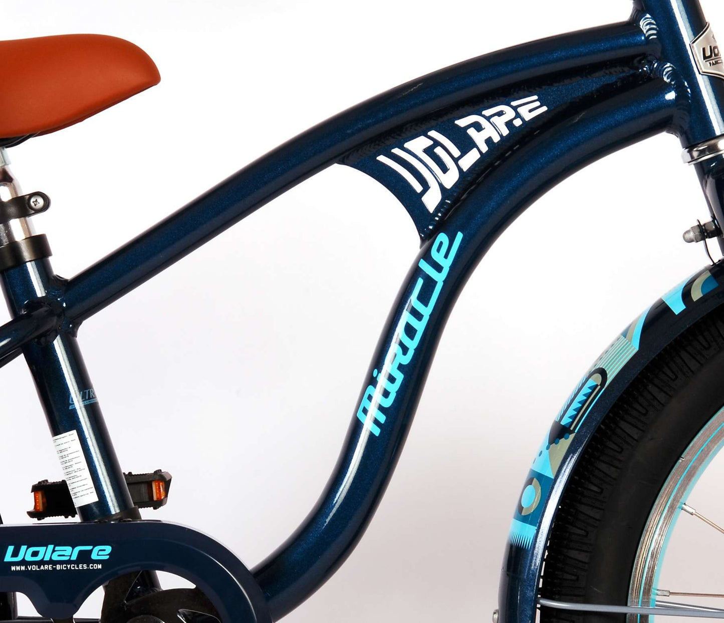 Volare Miracle Cruiser Kinderfiets - Jongens - 18 inch - Mat Blauw - Prime Collection