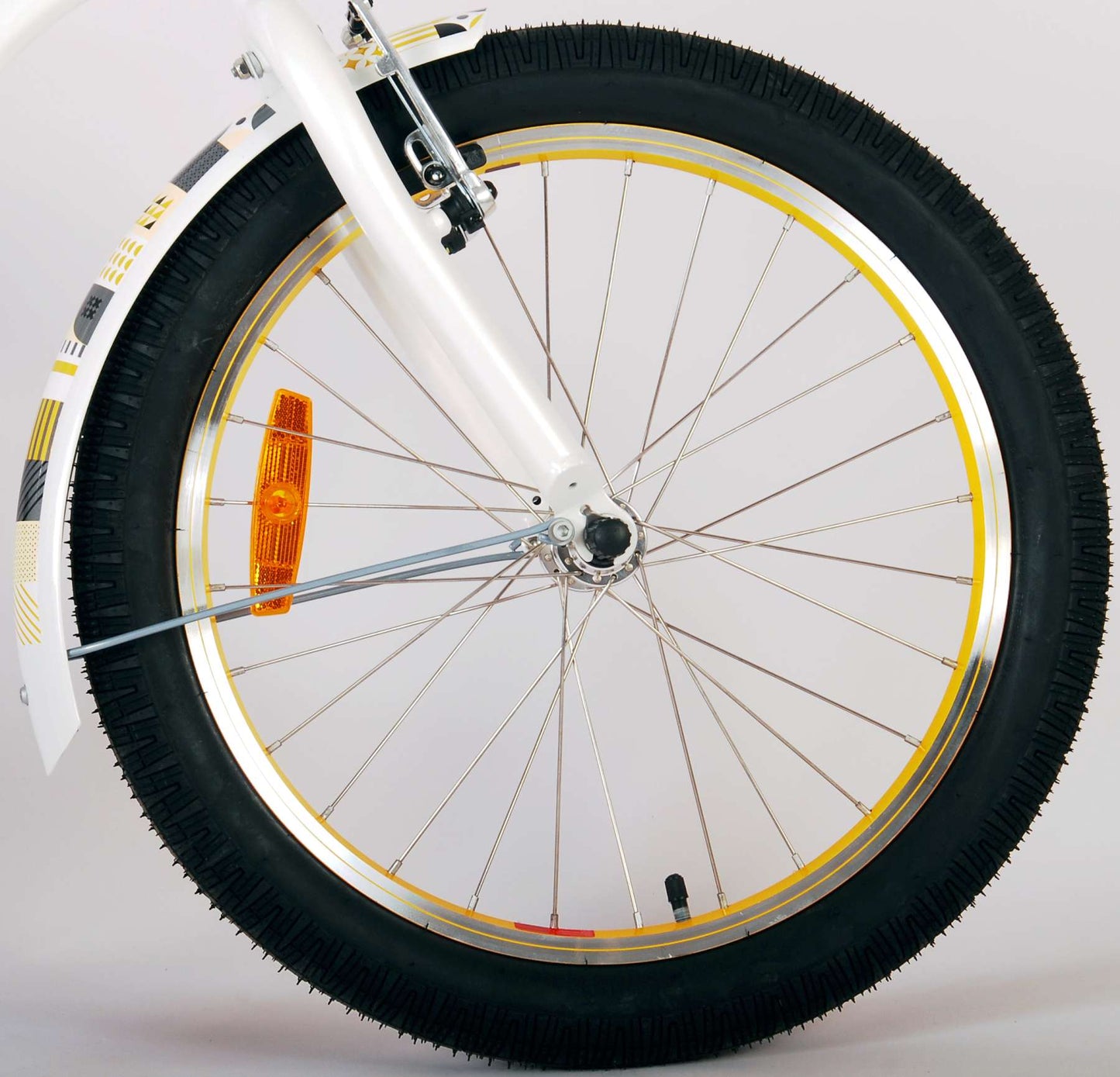 Volare Miracle Cruiser Kinderfiets - Meisjes - 20 inch - Wit - Prime Collection