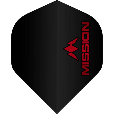 Mission Mission Logo 100 Black Red
