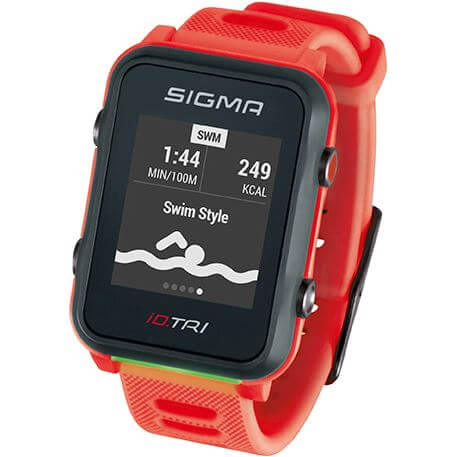 Sigma id.tri neon rood basic zs harts gps acti ant+ ble + sensorset