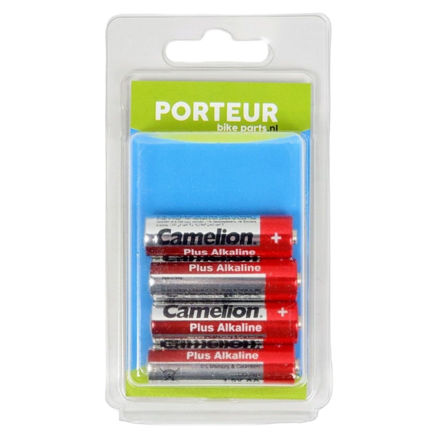 Batterij Porteur AA alkaline per 4st