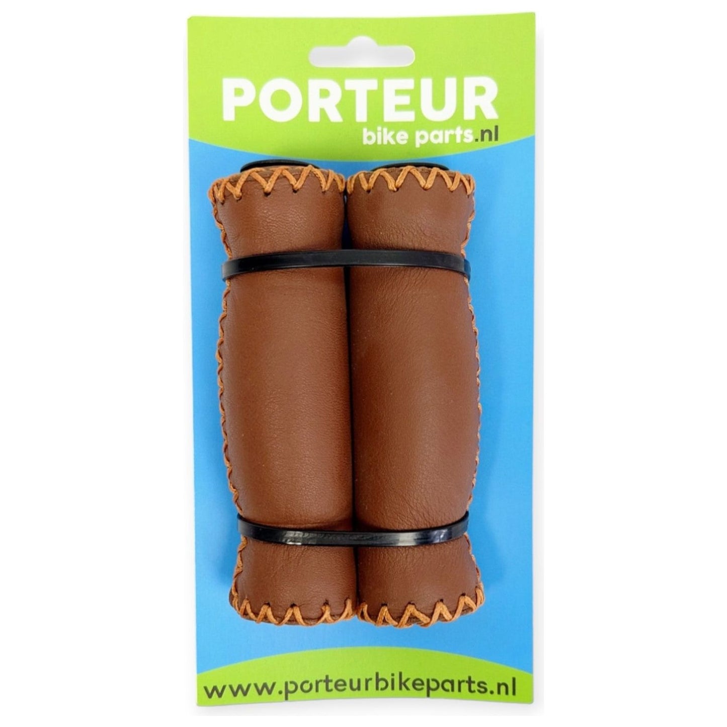 Porteur handvatten porteur leer bruin