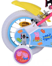 Peppa Pig Kinderfiets Meisjes 12 inch Roze Twee handremmen - afbeelding 3