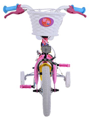 Peppa Pig Kinderfiets Meisjes 12 inch Roze Twee handremmen - afbeelding 7