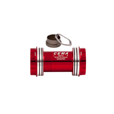 CEMA Bracketas PF30 Interlock SRAM GXP-Keramisch-Rood