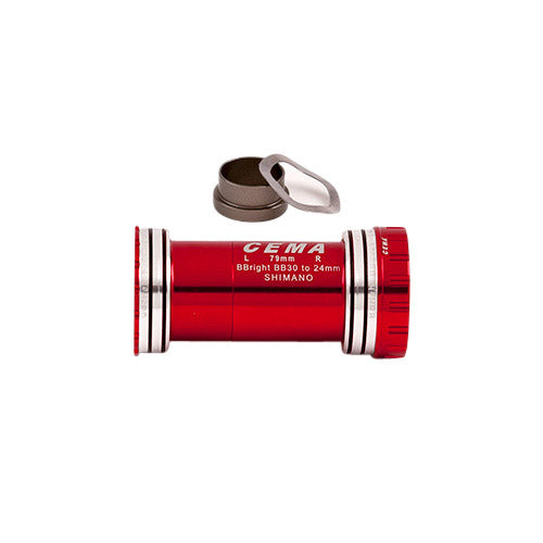 CEMA Bracketas BBright42 Int. SRAM GXP-Keramisch-Rood