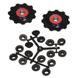 VWP Set derailleurwieltjes 11t. PUL-110 ceramic lagers - afbeelding 2