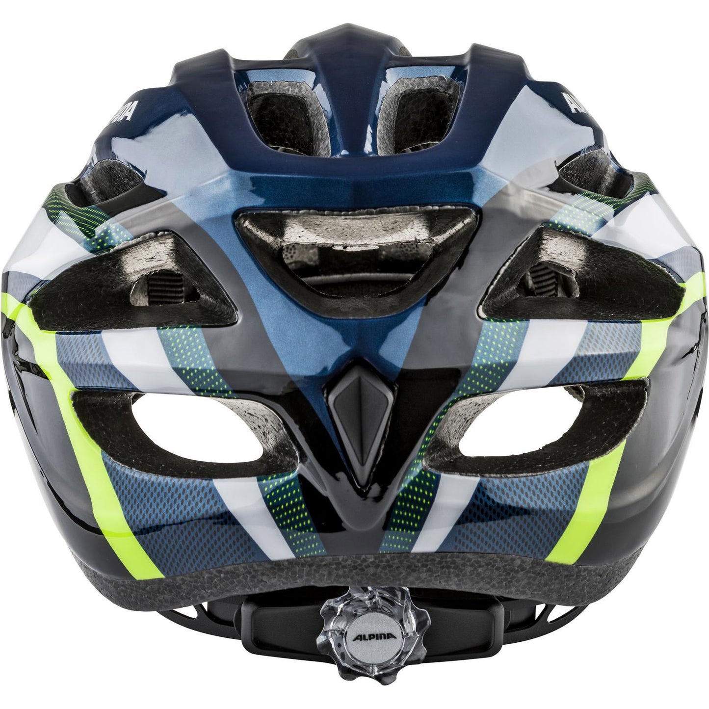 Olympic sportswear Sports MTB helm MTB17 58-61 glans donkerblauw neon