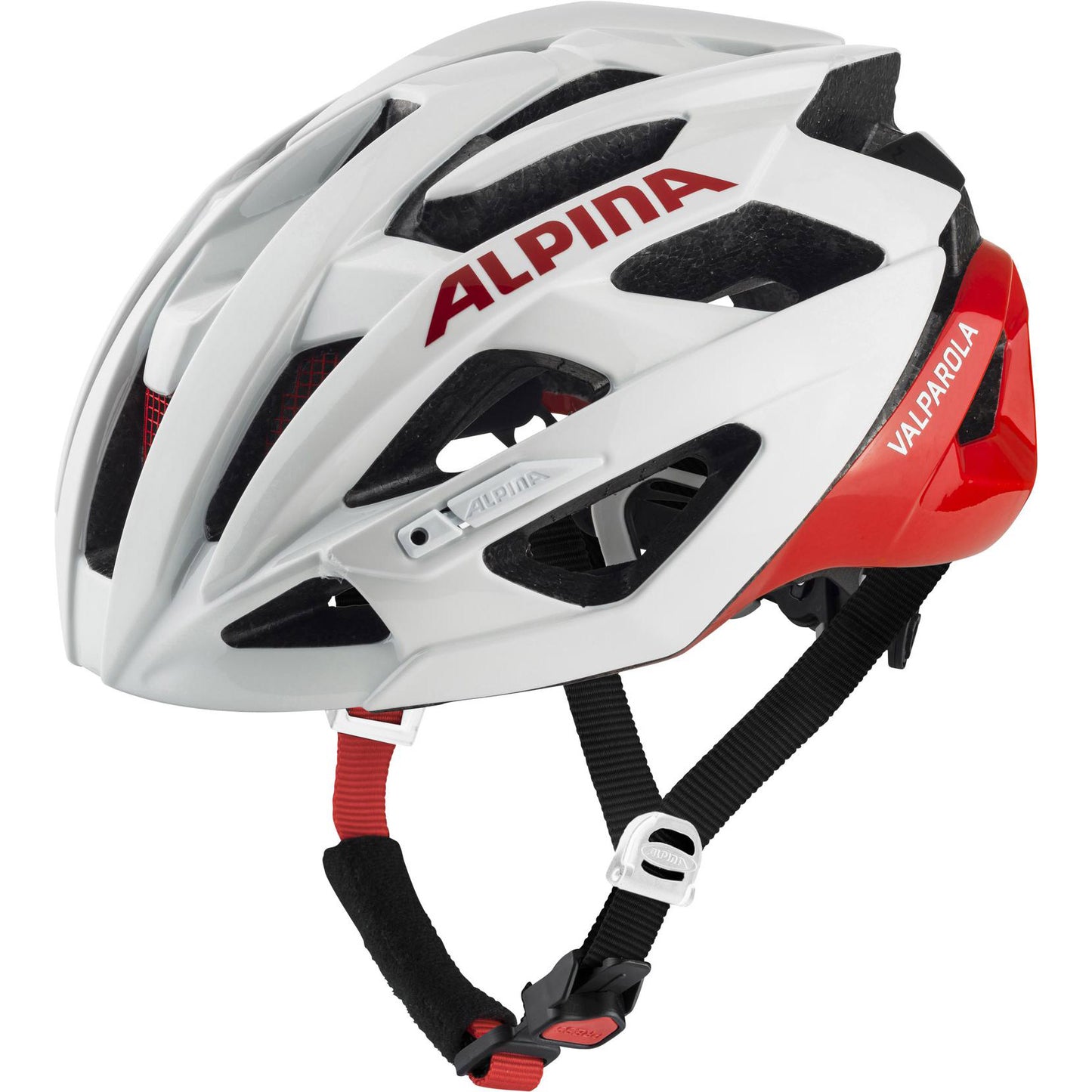 Olympic sportswear Sports tour helm Valparola 51-56 wit rood