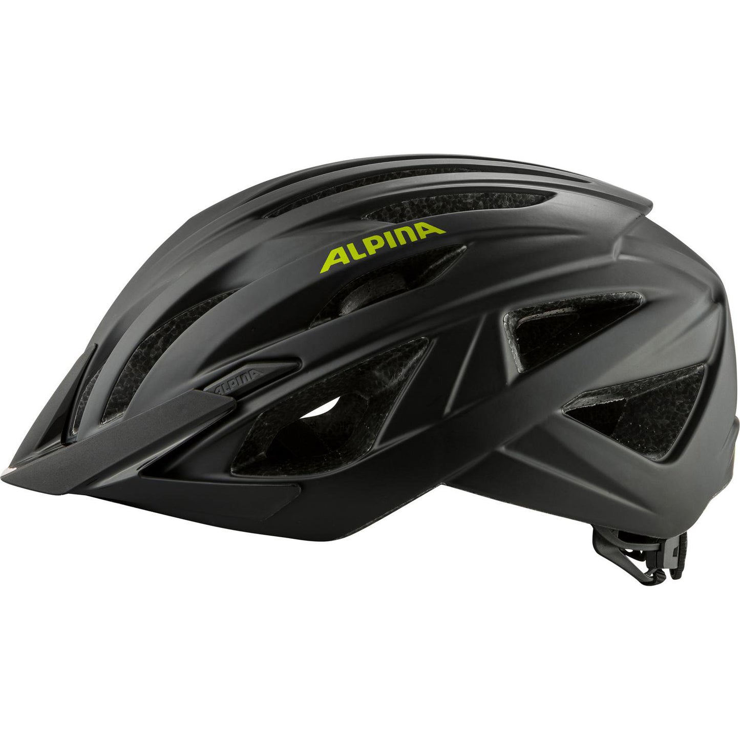 Alpina Helm Parana black-neon yellow matt 55-59