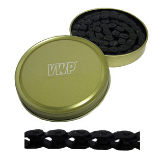 Vwp ketting 1 2-3 32 102 bmx f teflon coated (in blik) zwart