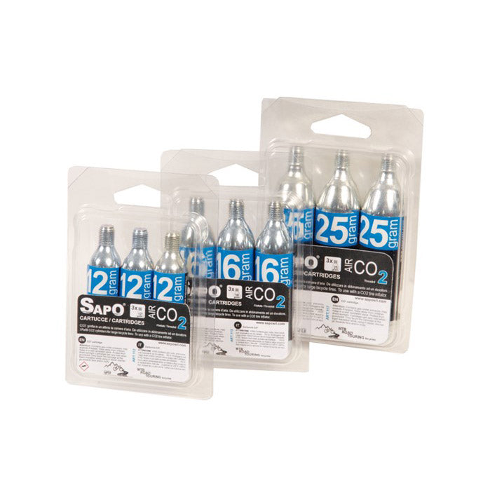 Sapo luchtpatronen (3) 25gr. co2 blister