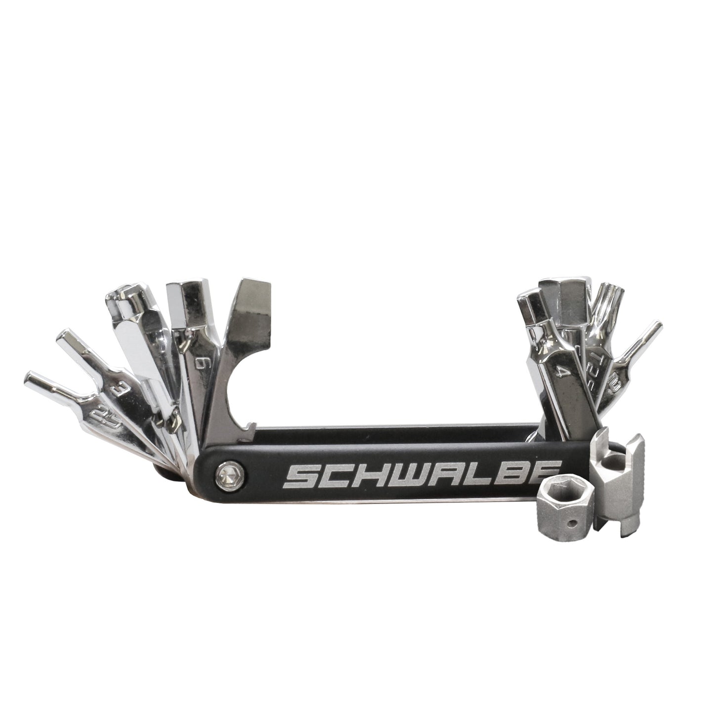 Schwalbe Multitool versie 2.0 incl. ventielhulpstukken