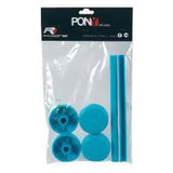 Saccon etalage showstandaard stylingset pony blauw - afbeelding 1