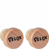 Velox stuurdop hout vintage (2st) - afbeelding 1