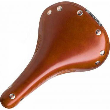 Selle Italia Zadel Italia V3 Vintage Epoca leder honingbruin AM