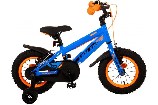 Volare Rocky Kinderfiets - Jongens - 12 inch - Blauw - Twee handremmen
