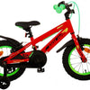 Volare Rocky Kinderfiets - Jongens - 14 inch - Rood - Twee handremmen