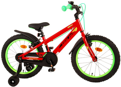 Volare Rocky Kinderfiets - Jongens - 18 inch - Rood - Twee handremmen