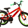 Volare Rocky Kinderfiets - Jongens - 18 inch - Rood - Twee handremmen